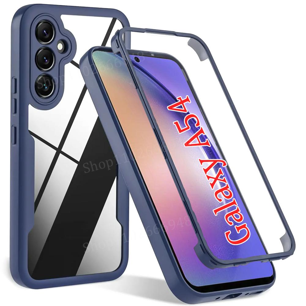 Чехол для телефона с полной защитой 360 для Samsung Galaxy A56 A54 A36 A55 A16 A15 A35 A25 A53 A51 A34 A33 A32 A24 A23 A22 A14 A13 5G Funda