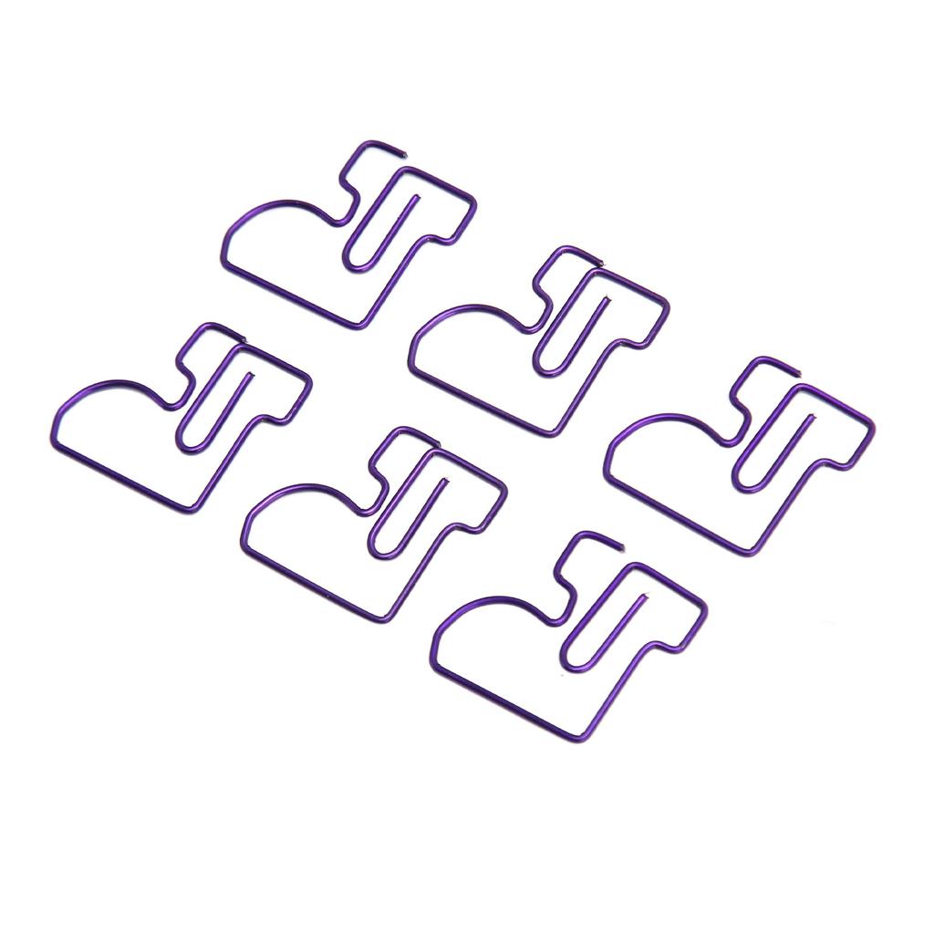 100pcs Christmas Shoes Paper Clips Metal Bookmark Paper Clips Cute Multifunctional Paper Clips for O