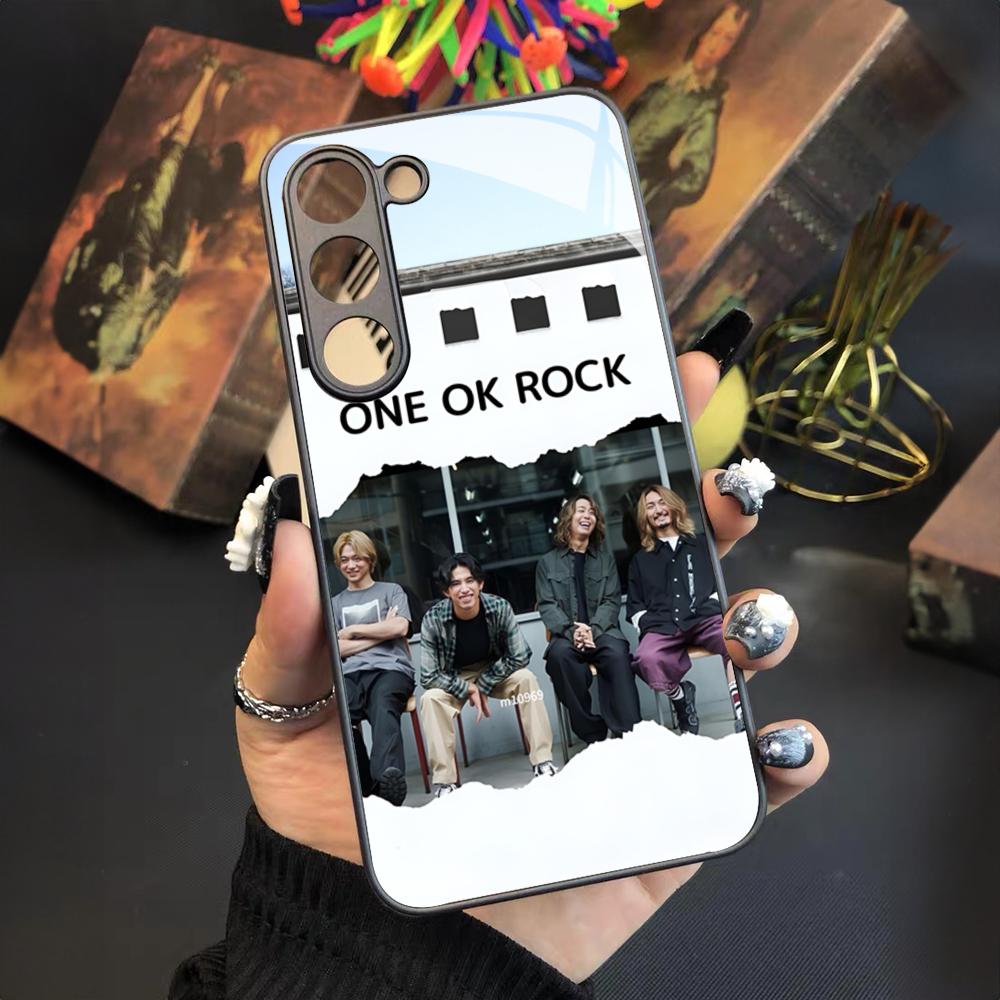Japan Band ONE OK ROCK Phone Case For Samsung Galaxy S25 S24 S23 S22 S20 S21 Note20 Ultra Plus Fe Colored Silver Cover