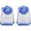 Nike Air Force 1 Anti Slip Wear Resistant Low Top Kids' Skateboarding Shoes White Blue Sneakers HV0936-100