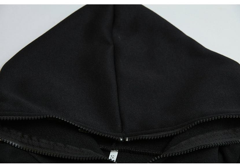 2024 Women's American-Style Spider Web Zipper Hoodie - Casual Trendy Fleece Sweatshirt for Spring and Autumn