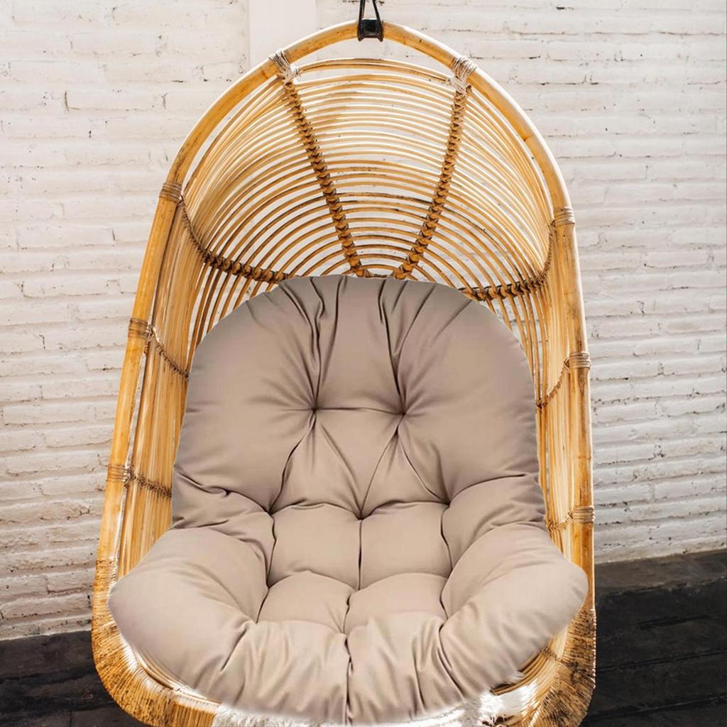 Подушка для подвесного кресла-яйца, Моющаяся, Удобная, Мягкая подушка для сиденья, Утолщенная для улицы, дома, веранды, патио,