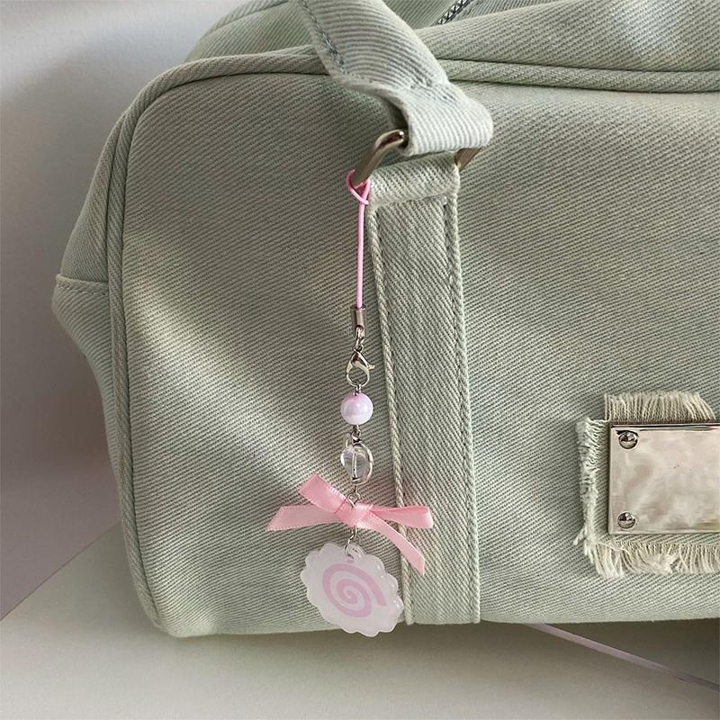 Cute Fish Plate Phone Charms Pendant For Card Book Creative Kawaii Keychain For Phone Bag Accessories