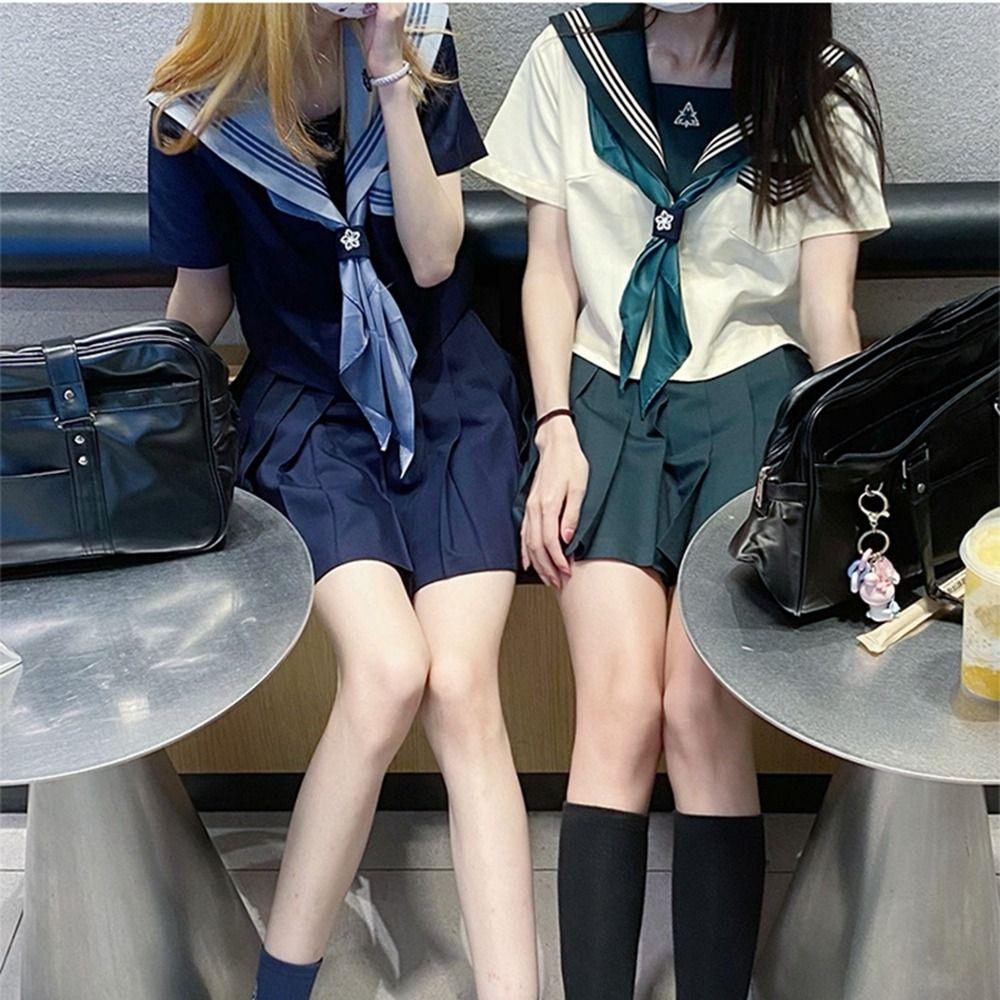Neck Ties College Style Cravat Sailor Uniform Ties Small Bowtie Triangle Scarf JK Bow Tie