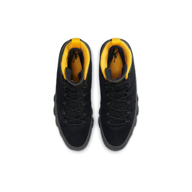Air Jordan 9 Retro Dark Charcoal University Gold Мужские кроссовки Серый Черный CT8019-070