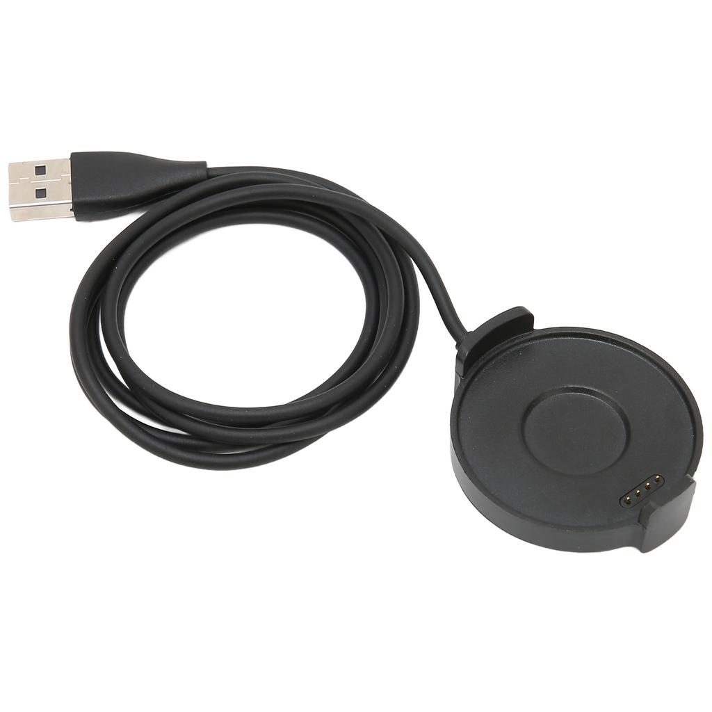 5 В 500 мА Магнитное зарядное устройство для смарт-часов Ticwatch Pro Длина 1 м3,3 фута Черный