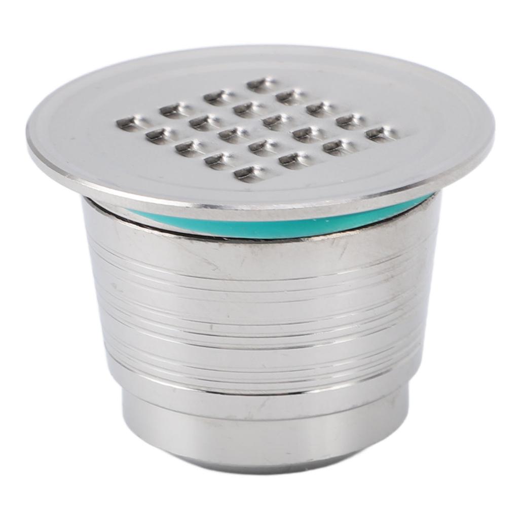 Кофейная капсула с ложкой-щеткой, фильтровальной бумагой, уплотнительным кольцом, квадратным отверстием, из нержавеющей стали, многоразовая кофеварка