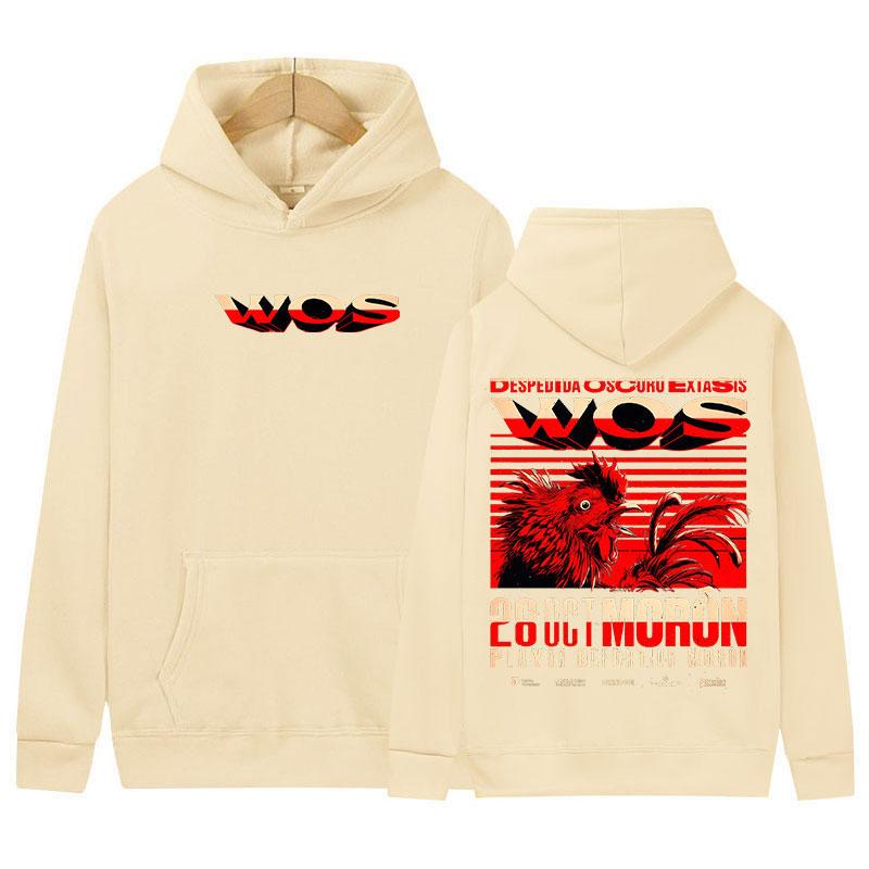 Rapper Wos Ds3 Tour Album 2025 Merch Hoody Mens Hip Hop Pop Music Long Sleeve Sweatshirt Y2K Fashion High Quality Fleece Hoodies