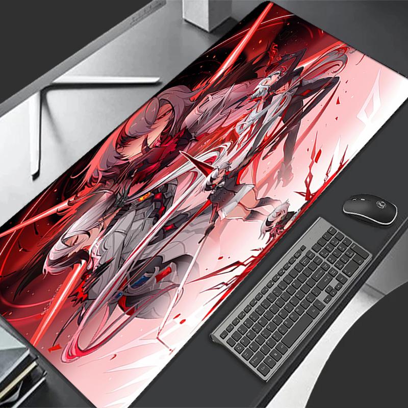 Genshin Impact characters Theme Premium Non-slip Mouse Pad with Stitched Edges,Durable Rubber Material,for Desktop & Gaming Great Gifts
