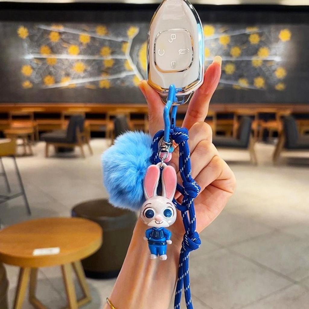 Мультяшный плюшевый брелок - Кролик Леопард Ленивец, Милый брелок с животным для украшения рюкзака, автомобиля, Мягкая плюшевая игрушка в подарок