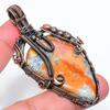 Malinga Jasper Handmade Copper Wire Wrap Jewelry Pendant 2.96" B0g29