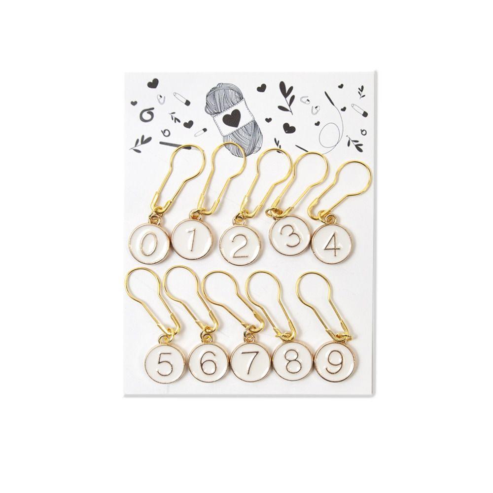 DIY ремесленные маркеры, металлические маркеры для вязания, подвески, металлическая защелка для вязания крючком, инструменты для вязания