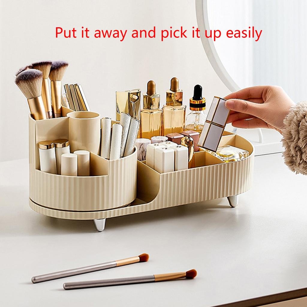 Настольный ящик для хранения косметики, настольный органайзер для губных помад, теней для век, ухода за кожей для школы, офиса, ручка, карандаш, организация