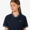 Lacoste Женский плетеный комплект для писты с коротким рукавом SF273E-56GHDE