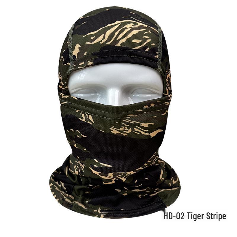 Tactical Camouflage Quick-Dry Cycling & Motorcycle Balaclava with Breathable Neck Guard