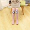 Girls' Cute Cartoon Cotton Knee-High Socks - Japanese Style for Spring & Autumn