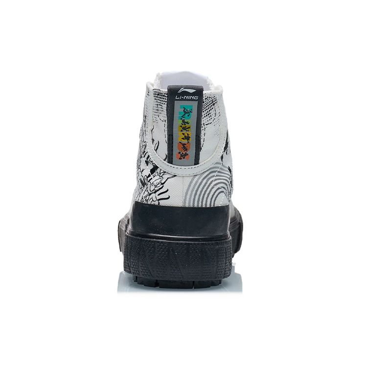 Li Ning Disney X удобные спортивные нескользящие легкие прочные высокие кроссовки мужские кроссовки Phantom-Black AGCR179-5