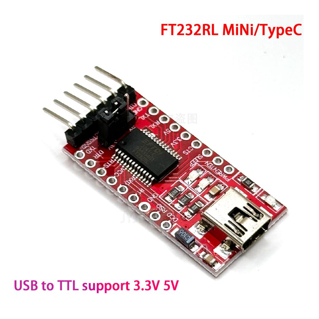 Мини / Type-C USB FT232RL FT232 FTDI USB 3.3V 5.5V в TTL Последовательный Адаптер Модуль для Arduino FT232 Pro Mini Порт USB TO TTL 232