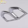 Fits 17 Patrol Models: Front Fog Light Chrome Cover Trim for Car Accessories