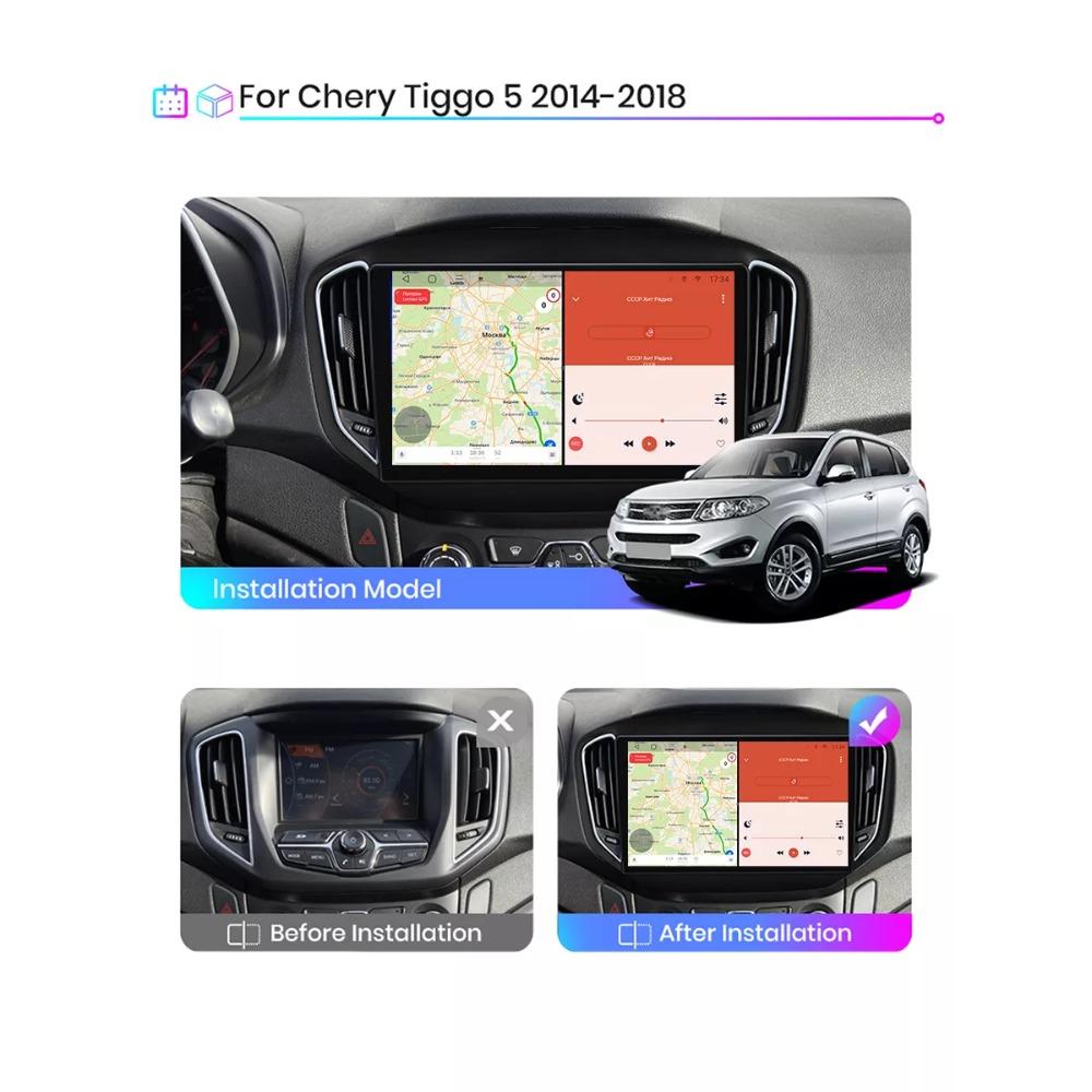 Android Car Radio For Chery Tiggo 5 2014-2018 Multimedia Player Head Unit Stereo GPS Navigation BT WIFI 1+16GB