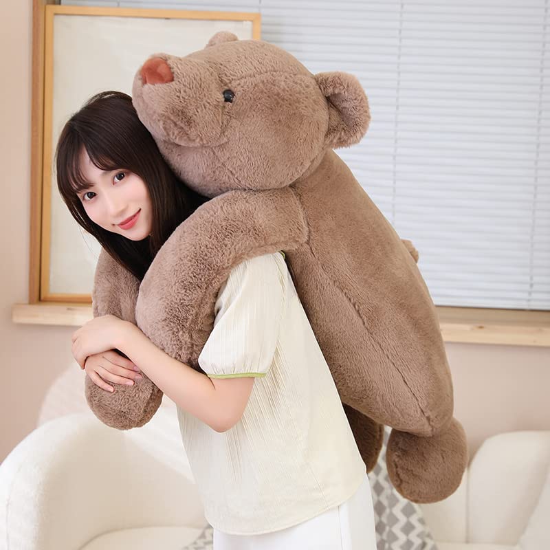 Плюшевая игрушка HYAKURI, Очень большой медведьТедди, Милый медведь, БольшойГигантский, Подарок на день рожденияМедведь Мягкая игрушкаМедведь Подушка для телаПраздникПушистая плюшевая игрушка