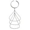 Fashion Wind Upper Arm Ornament Fashion Sexy Multi-Layer Rhinestone Chain Tassel Open Arm Ring Bracelet Women's Accessories
