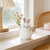 3D Printed Plastic Rabbit Vase Cartoon Desktop Ornament Succulent Planter  Gift for Plant Lovers