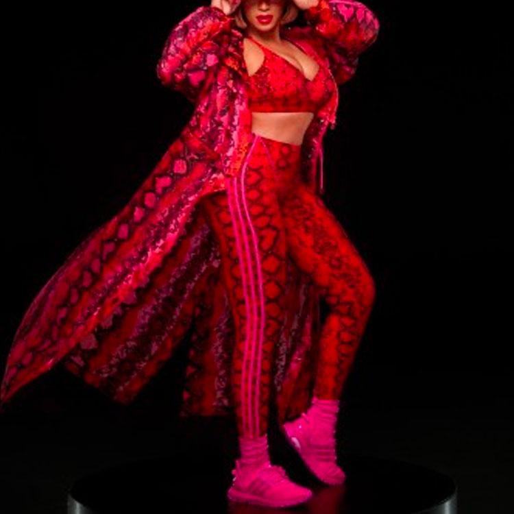 Adidas Спортивная куртка с капюшоном Ivy Park X Originals Clover, унисекс, верхняя одежда, ярко-розовая HM6176