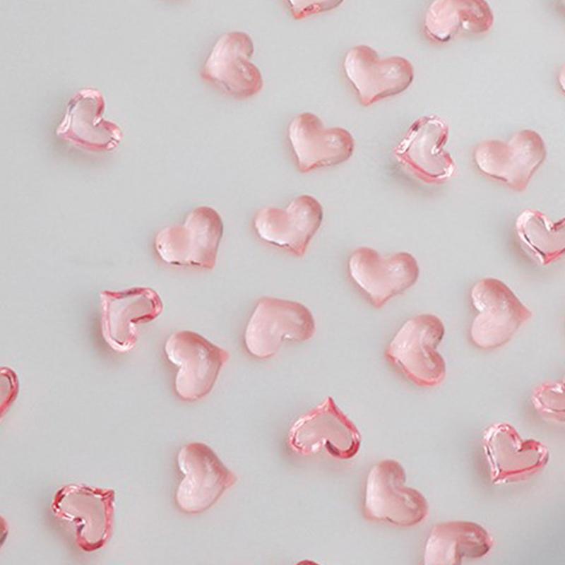 50шт украшения для ногтей градиент любовь в форме сердца аксессуары для дизайна ногтей