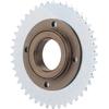 78mm OD 4 Hole Toothless Flywheel T8F 44T 54mm Rear Chain Sprocket Steel Alloy T8F Roller Sprocket Fits for Mini Pocket Gas Scooter ATV