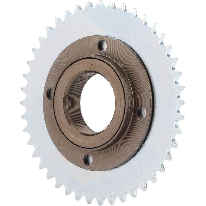 78mm OD 4 Hole Toothless Flywheel T8F 44T 54mm Rear Chain Sprocket Steel Alloy T8F Roller Sprocket Fits for Mini Pocket Gas Scooter ATV