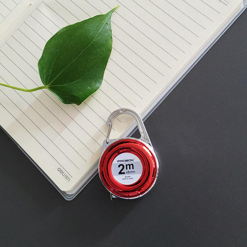 Mini Keychain Tape Measure 2m Small Steel Ruler Multipurpose Gift Ruler Compact Measuring Tool For Home & Office