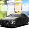 Protective Tarpaulin - Black - 540x180x150 Cm - Waterproof - Anti UV - Universal