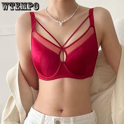 Гладкий бюстгальтер Женский тонкий и ультратонкий бюстгальтер Женский мягкий бюстгальтер на косточках Предотвращающий провисание Регулируемый бюстгальтер