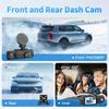 3-канальная видеокамера для приборной панели WIFI CAR DVR 1080P 3-объективная видеокамера для приборной панели внутри автомобиля Трехсторонняя камера Черный ящик Регистратор Видеорегистратор Видеокамера