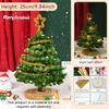 Home Office Party & Wedding Decor Supplies 1Set Creative Twist Stick Christmas Tree DIY Kit Table Ornament Decoration