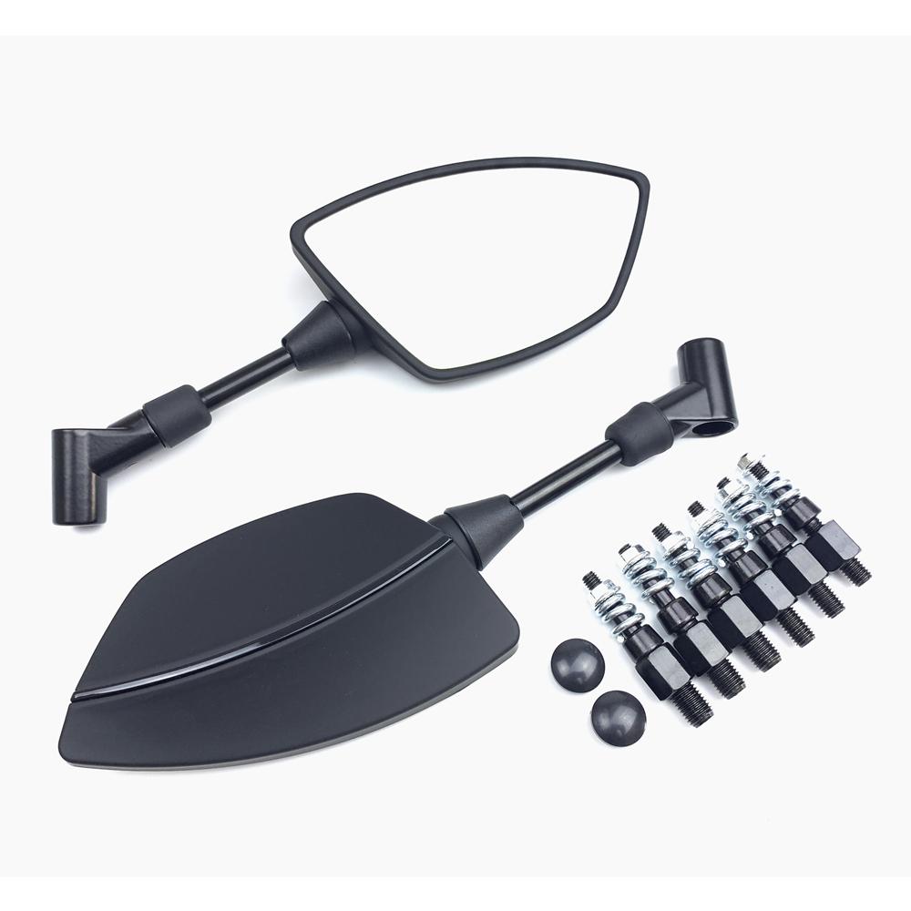 Для YAMAHA MT01 MT03 MT-07 MT-09/Tracer 900 700 Tenere FJ09 MT10 Черный карбон Мотоциклетные аксессуары Боковые зеркала заднего вида