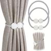 2PCS Classic Style Magnetic Window Curtain Tieback with Strong Magnet and European Design for Home Decoration/Room Ornament