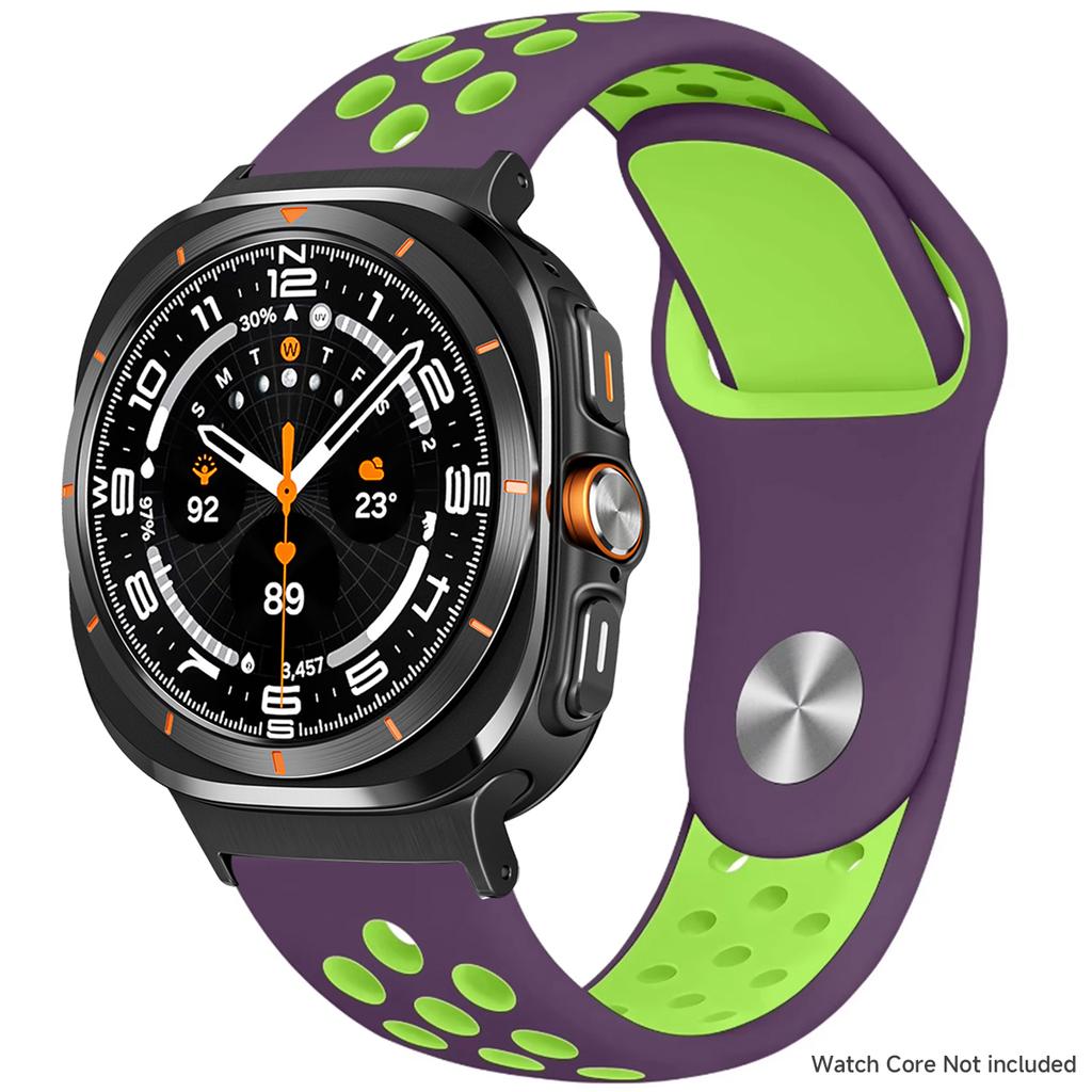 Силиконовый ремешок для Samsung Galaxy Watch 8 40 мм 44 мм 8 Classic 46 мм Спортивный дышащий браслет для Galaxy Ultra 2025 47 мм Ремешок