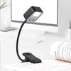 Светодиодная настольная лампа USB-перезаряжаемая гибкая портативная с зажимом для книги для спальни настольная для чтения защита глаз учебные настольные лампы