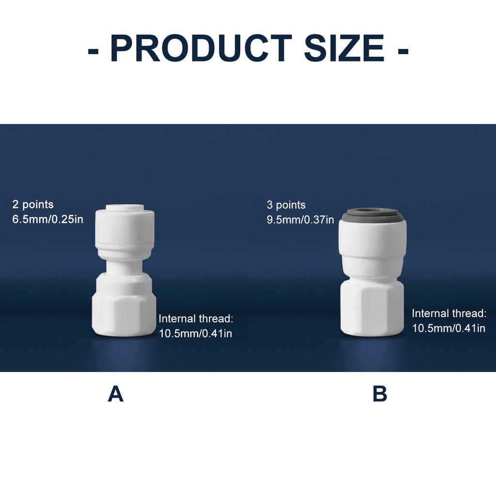 Pack of 10 M11 Internal Thread Quick Connectors for Faucet Easy Installation Universals 2/3 Split Compatibility