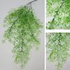 Yousheng Искусственное Подвесное Растение Реалистичное Искусственное Плакучее Растение Многоразовое Искусственное Растение с Длинными Стеблями для Декора Комнатных и Уличных Горшков, Подвесных Корзин