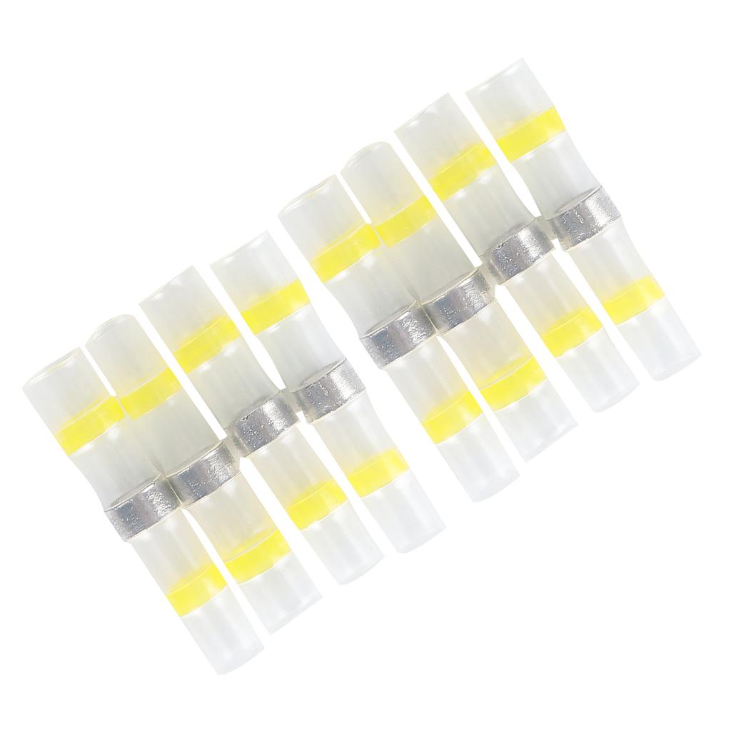 200PCS Waterproof Heat Shrink Butt Connectors Butt Splice Solder Seal Electrical Wire Terminals