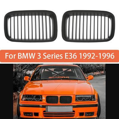 Пара Передняя решетка радиатора "почки" Для BMW 3 серии E36 318i 323i 325i 320i 328i 1992 1993 1994 1995 1996