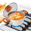 Антипригарный котел для супа, индукционная кастрюля для супа с крышкой, 2,6 л, гранитная кастрюля, кастрюля для тушения, супа, кастрюля для варки пасты, спагетти