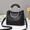 New Large Capacity Fashion Bucket Bag Embossed Shoulder Bag Daily Commuter Crossbody Handbag