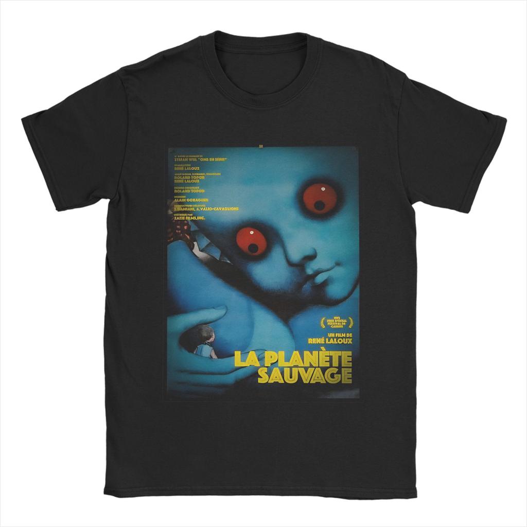 Fantastic Planet La Planete Sauvage T Shirt Unisex Cotton Top Tee Harajuku Round Neck Short Sleeve