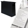Side Expandable Design Hanging Folder PP Data File Bag Stationery Binder Contract Clamp