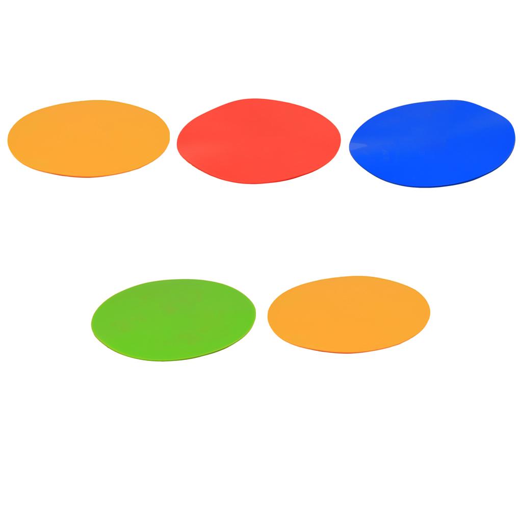 Football Training Spot Markers - Soft And Durable Rubber Bright Colors Spot Markers 9inch SIFENYU Spot Agility