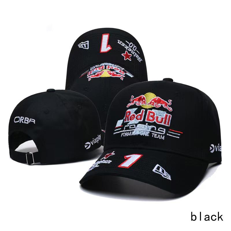 Red Bull Бейсболка гоночной команды Формулы 1 Макс Ферстаппен #1 Вышитая Регулируемая Кепка